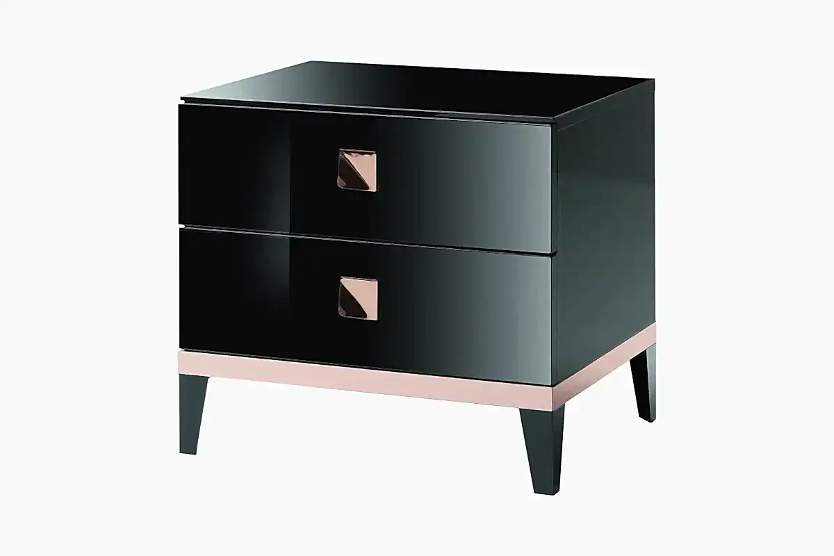 rosegold yatak odasi komodin RoseGold Yatak Odası Takımı